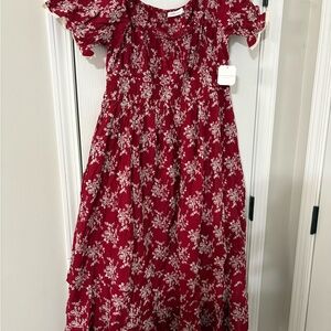 Altar'd State Red Floral Women’s Dress